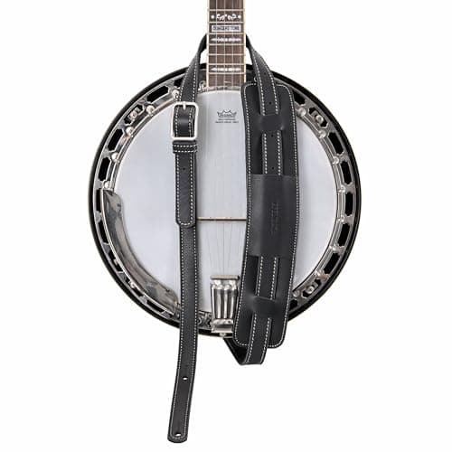 Christmas Green Nefelibata Banjo Strap — Mysterious Black