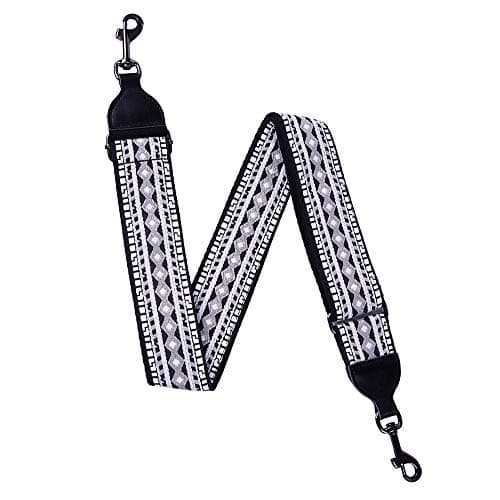 Jacquard Woven Cotton Banjo Strap, Adjustable Fit, Metal Clip Hooks, 5 cm Wide