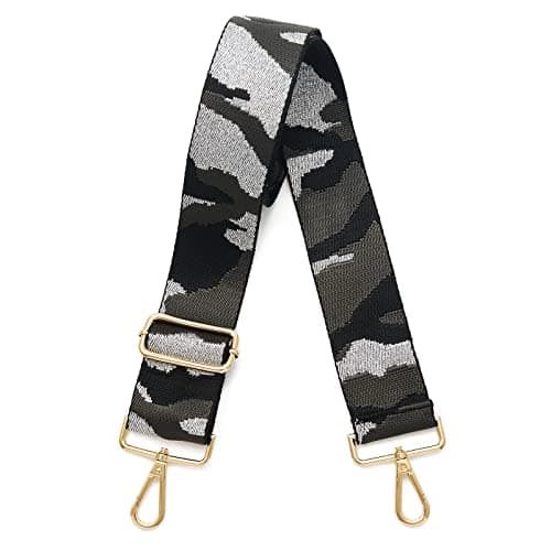 DOAPMLL Adjustable Gold Hardware Canvas Shoulder Strap for Women's Crossbody Purse — Leopard02