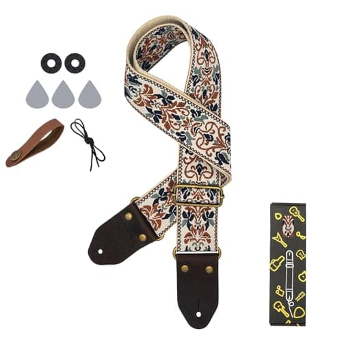 Best Jacquard Embroidery Cotton Guitar Straps for Friends with Picks and Locks
| Perfect Jacquard Embroidery Cotton Guitar Straps for Friends with Picks, Locks and Button
| Best Gift Jacquard Embroidery Cotton Guitar Straps with Picks, Locks and But 