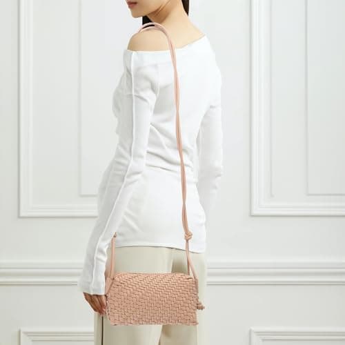 Dabdays Trendy Vegan Leather Crossbody Bag for Women