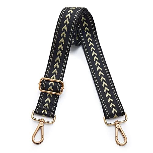 Adjustable Crossbody Purse Strap for Kolti Handbags — Gold Buckle-04