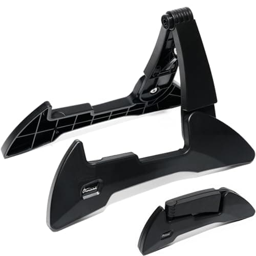 Sturdy Foldable Guitar Stand, Compatible với Guitar, Bass, Ukulele & Banjo