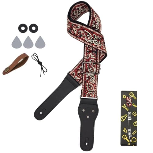Best Jacquard Embroidery Cotton Guitar Straps for Friends with Picks and Locks
| Perfect Jacquard Embroidery Cotton Guitar Straps for Friends with Picks, Locks and Button
| Best Gift Jacquard Embroidery Cotton Guitar Straps with Picks, Locks and But 