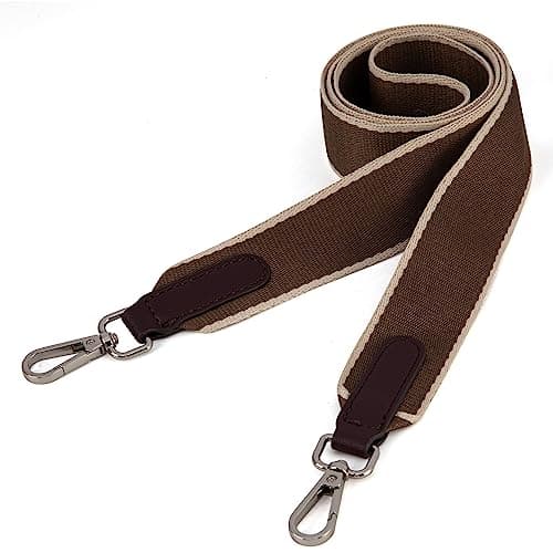 Adjustable Multicolor Replacement Straps for Montana West Crossbody Handbag — Fixed-white Edge Coffee-2017