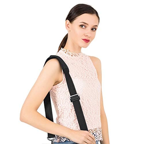 MOSISO 56 Inch Shoulder Strap for Laptop Bag, Black