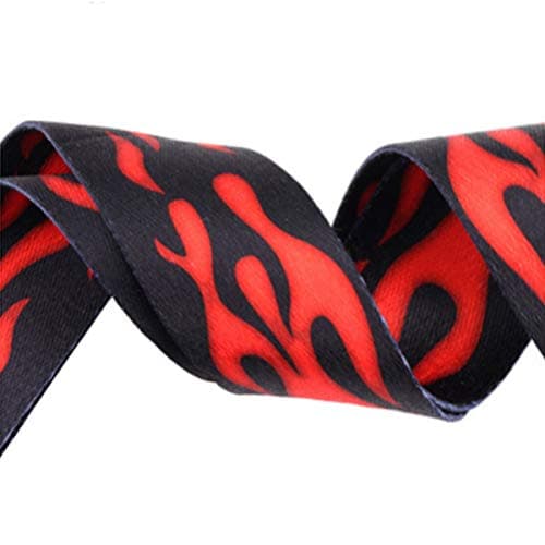RAUYIVANY Adjustable Nylon & Polyester Guitar Strap (35-58 Inches) Flamingo Style