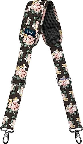 Padded Shoulder Strap Replacement for ZINZ Bag — Dark Rose