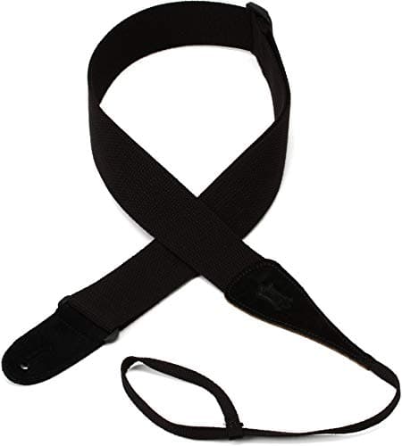 Levy's Leathers MC8A Brown Cotton Guitar Strap — Black