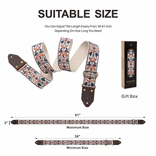 Cool Woven Guitar Strap for Kids and Guitarists