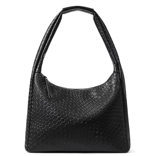 BOSTANTEN Vegan Leather Shoulder Purses for Women — Black