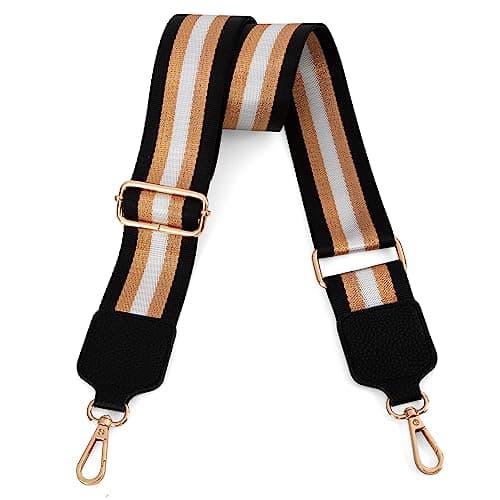 Montana West Crossbody Handbag - Replacement Adjustable Straps — Champagne Black-1039