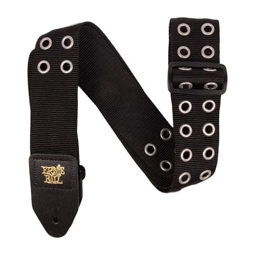 Ernie Ball Hole Lotta Metal Silver Guitar/Bass Strap