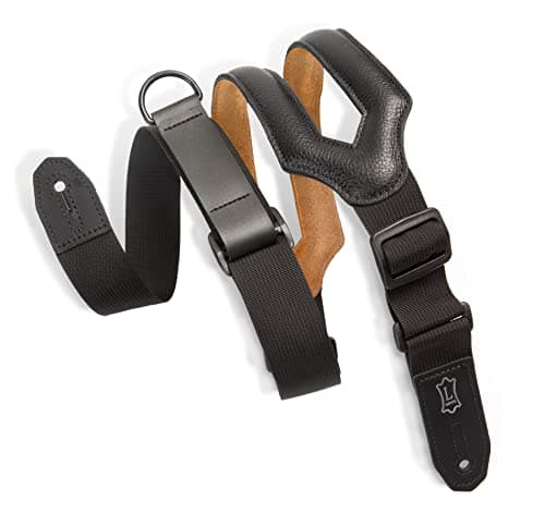 Levy's Leathers Right Height Guitar Strap - Black