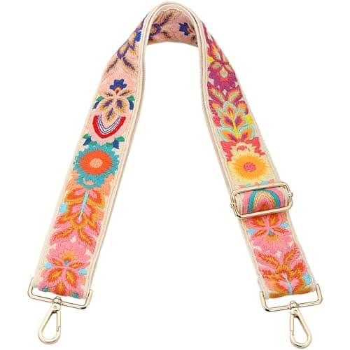 MIRIFRIGE Crochet Flower Purse Strap Shoulder Bag Replacement