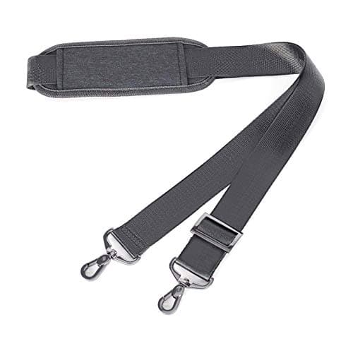 MOSISO 56 Inch Shoulder Strap for Laptop Bag, Black — Space Gray