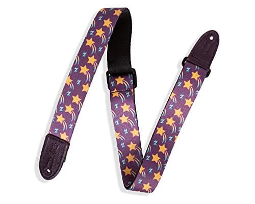 Levy's 1.5" Kids Guitar Strap with Tri-Glide Adjustment - Black — Shooting Star