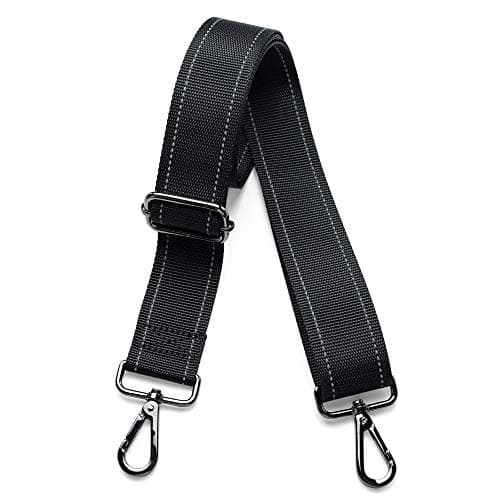 Adjustable Crossbody Purse Strap for Kolti Handbags — Gun Metal Buckle-32