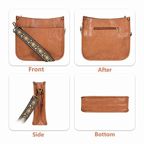 Erideno Vegan Leather Crossbody Bag for Women
