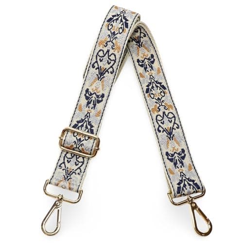 Adjustable Crossbody Purse Strap for Kolti Handbags — Gold Buckle-375