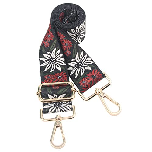 Chushui Replacement Crossbody Shoulder Strap for Handbag — Boho Hell Flower