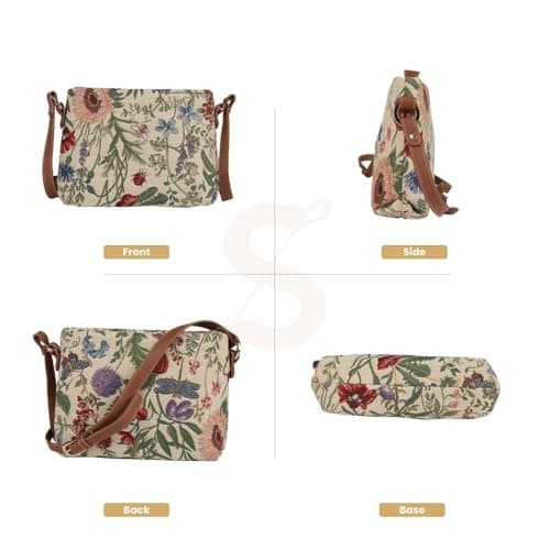 Signare Tapestry Crossbody Sling Bag for Women