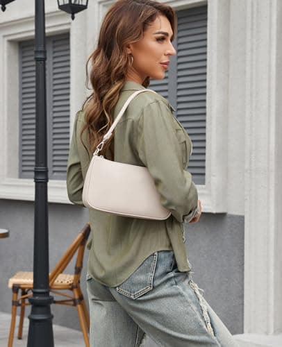 NIUEIMEE ZHOU Small Shoulder/Crossbody Clutch Bag for Women with 2 Removable Straps