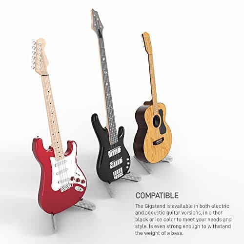 ACOUSTIC ICESTAND Gigstand: Portable Professional A-Frame Guitar Stand for Travel