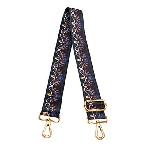 ZANQANO Adjustable Crossbody Strap for Purse and Guitar Multicolor Handbag Straps — Peacock