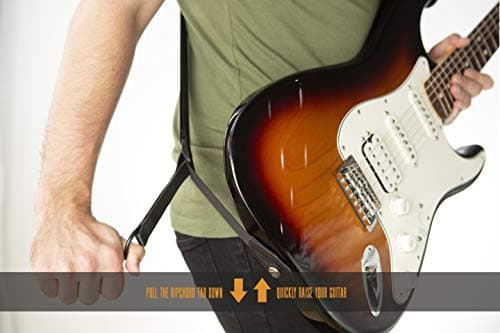 Levy's Leathers Right Height Guitar Strap - Black