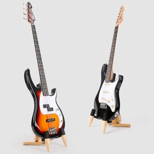 DIDA Portable Electric/Bass Guitar Floor Stand with Non-Slip Rubbers