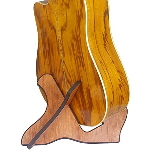 Universal Wooden Guitar Stand for Acoustic Electric Guitar and Bass