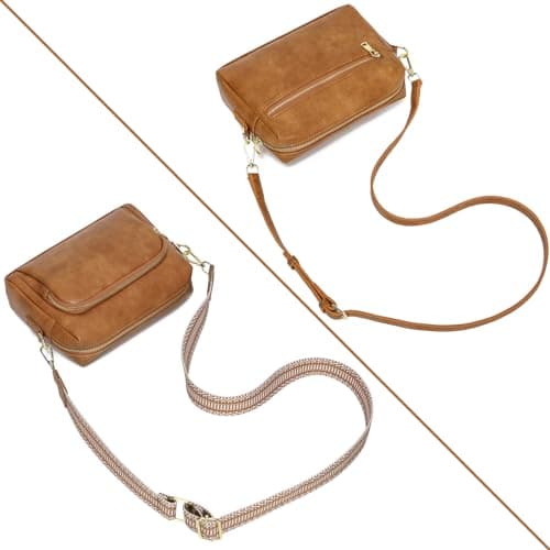Leamekor Women's Small Crossbody Purses with Guitar Strap