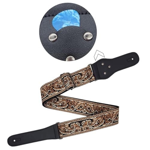 Best Jacquard Embroidery Cotton Guitar Straps for Friends with Picks and Locks
| Perfect Jacquard Embroidery Cotton Guitar Straps for Friends with Picks, Locks and Button
| Best Gift Jacquard Embroidery Cotton Guitar Straps with Picks, Locks and But