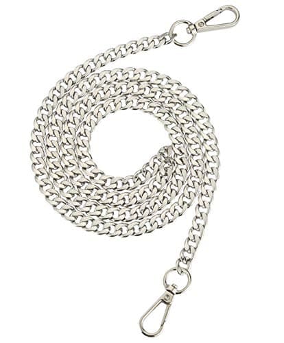 UTreers Crossbody Bag with 47.2" Chain Strap — A2 Silver Chain 47.2"