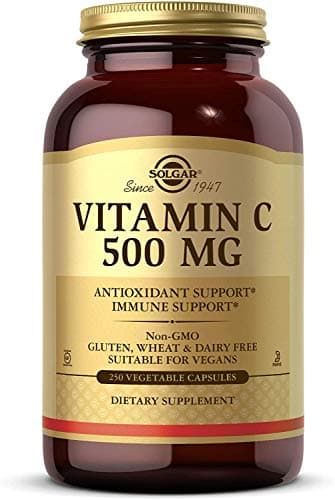 Vitamin C Vegetable Capsules for Antioxidant & Immune Support - 250 Servings