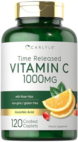 Carlyle Vitamin C 1000mg Timed Release Caplets with Rose Hips