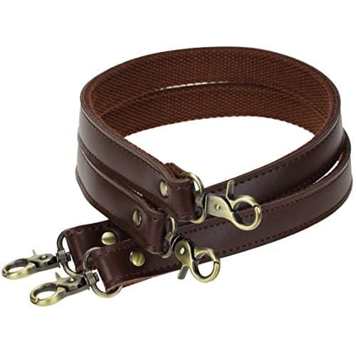 A Allzedream Genuine Leather Handbag Shoulder Strap & Replacement Purse 2 Pack
