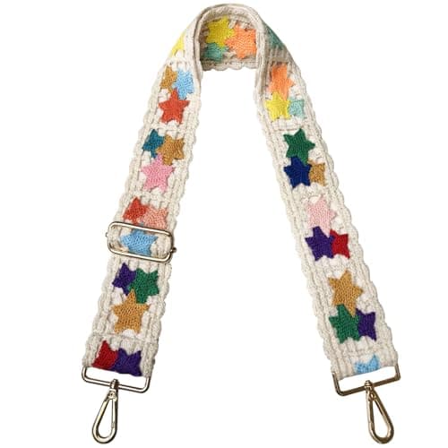 Crochet Flower Purse Straps for Women's Crossbody Handbags — Wujiaoxing
