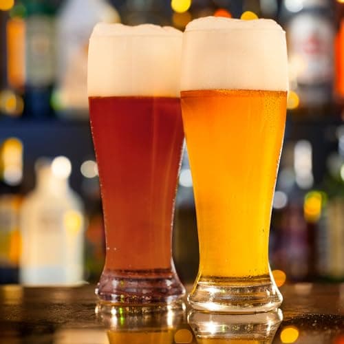 6-Pack 16oz Pilsner Beer Glasses for Men