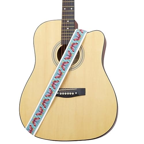 ZANQANO Vintage Jacquard Weave Guitar & Bass Strap
