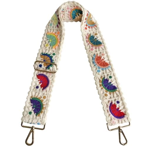 Crochet Flower Purse Straps for Women's Crossbody Handbags — Ningmeng