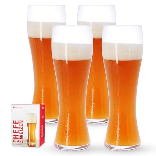 Spiegelau Classics Hefeweizen Beer Glasses, 24.7 oz, Set of 4