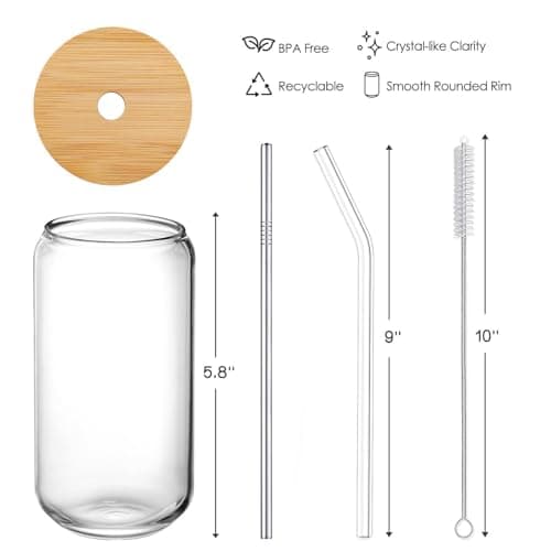 Engagement Gifts: 16 oz Coffee Glass Mug for Women - Funny Newly Engaged Ideas for Singer Merch Fans