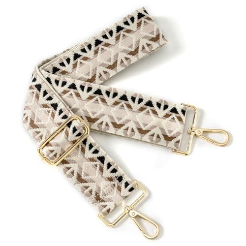 Adjustable Embroidery Guitar Style Bag Strap — Strap#9