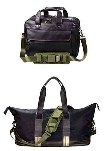 Allzedream Padded Shoulder Bag for Laptop Travel Duffle