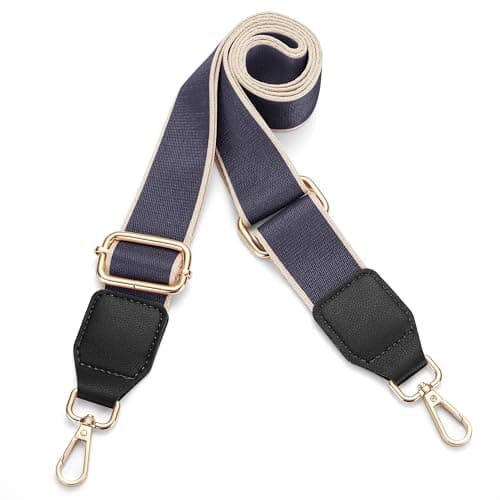 Universal Adjustable Crossbody Purse Strap for Handbags — Gold - Purple