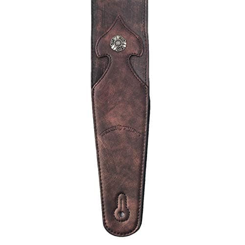 Walker & Williams LIP-05 Metallic Copper Leather Guitar Strap