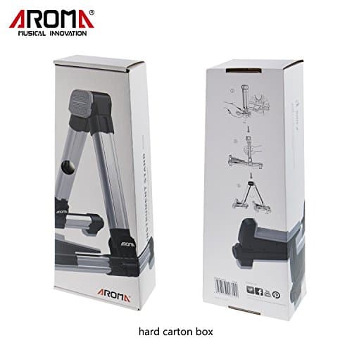 Foldable Aluminum Guitar Stand for All Strings - Blue Steady & Portable Protection