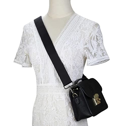 Allzedream Thick Strap Wide Adjustable Crossbody Handbag